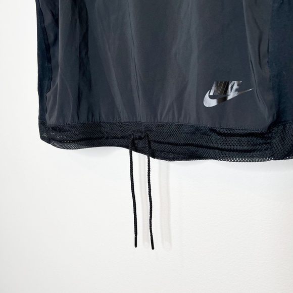 Nike Athletic Top with Drawstring Waist Cotton Black - Picture 2 of 7